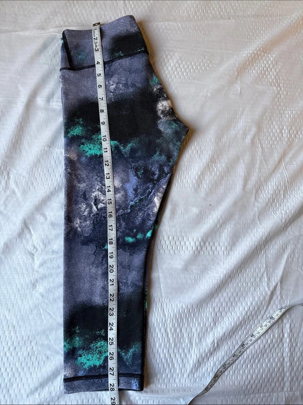 Lululemon Wunder Under Crop Denim Luon Milky Way✨